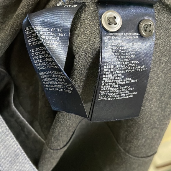 Tommy Hilfiger slim fit charcoal grey shirt - Picture 7 of 7